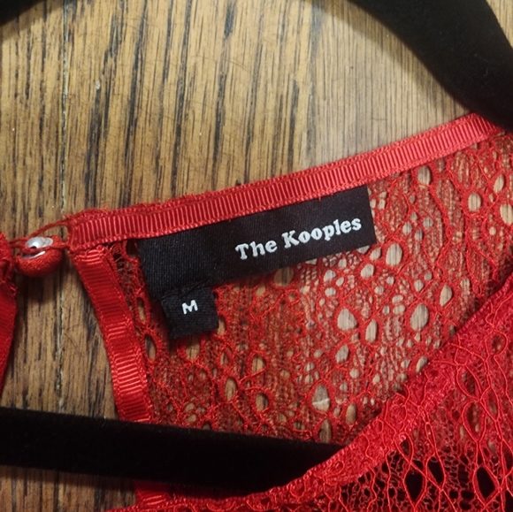 NWOT The Kooples Red Cocktail Dress - Picture 10 of 11